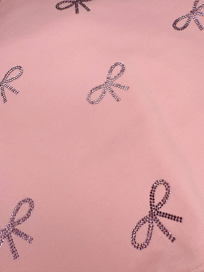 Lola + The Boys Pretty in Crystal Bows Short Set