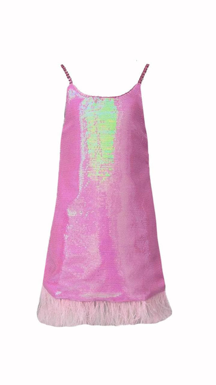 Pretty in Pink Feather Dress Pretty in Pink Feather Dress