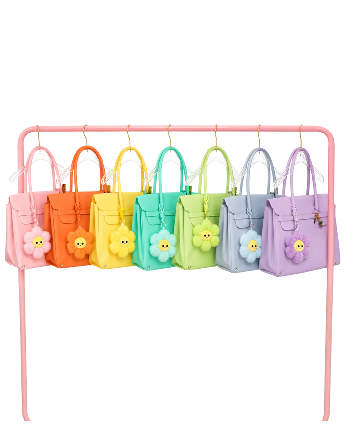 Pink Lavender White Orange Yellow Mint Teal Baby Blue