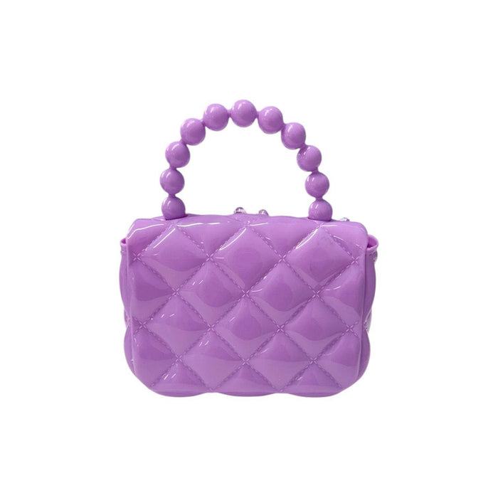 Lola + The Boys Purple Charm Mini Purse
