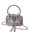 Lola + The Boys purse Lavender Smile Rhinestone Bucket Handbag
