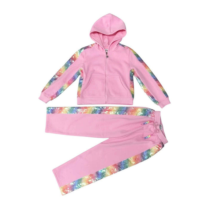 Lola + The Boys Rainbow Brite Joggers Set