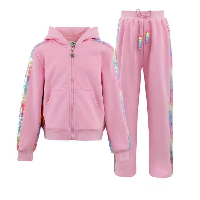 Lola + The Boys Rainbow Brite Joggers Set