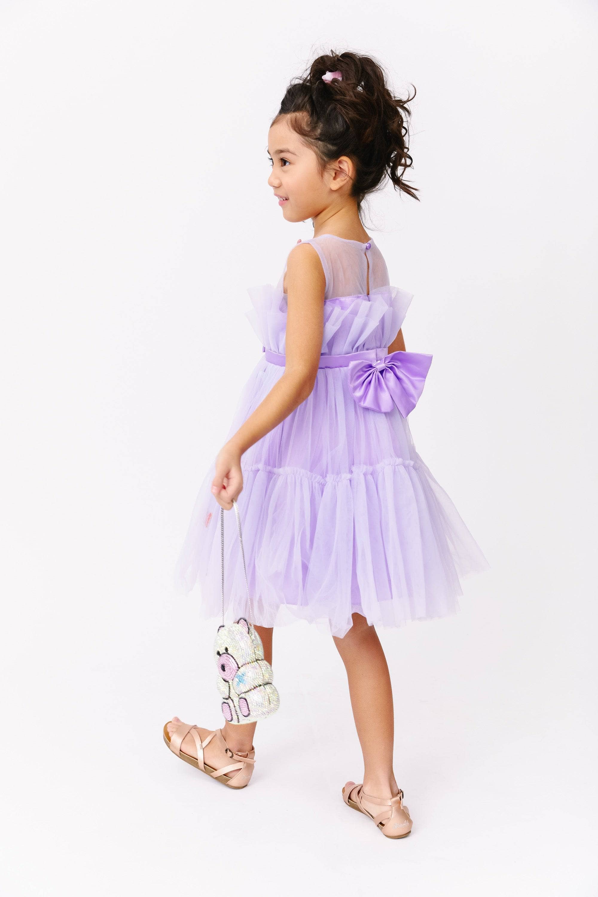 Lola & The Boys - Sherbet Rainbow Tulle Dress 8