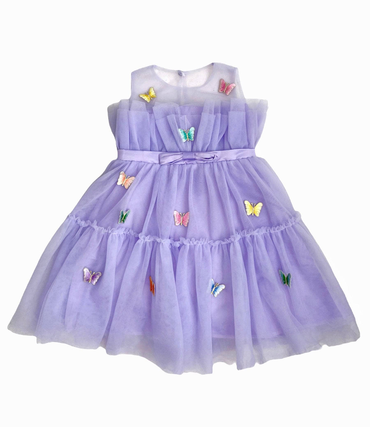 Rainbow Butterfly Tulle Dress