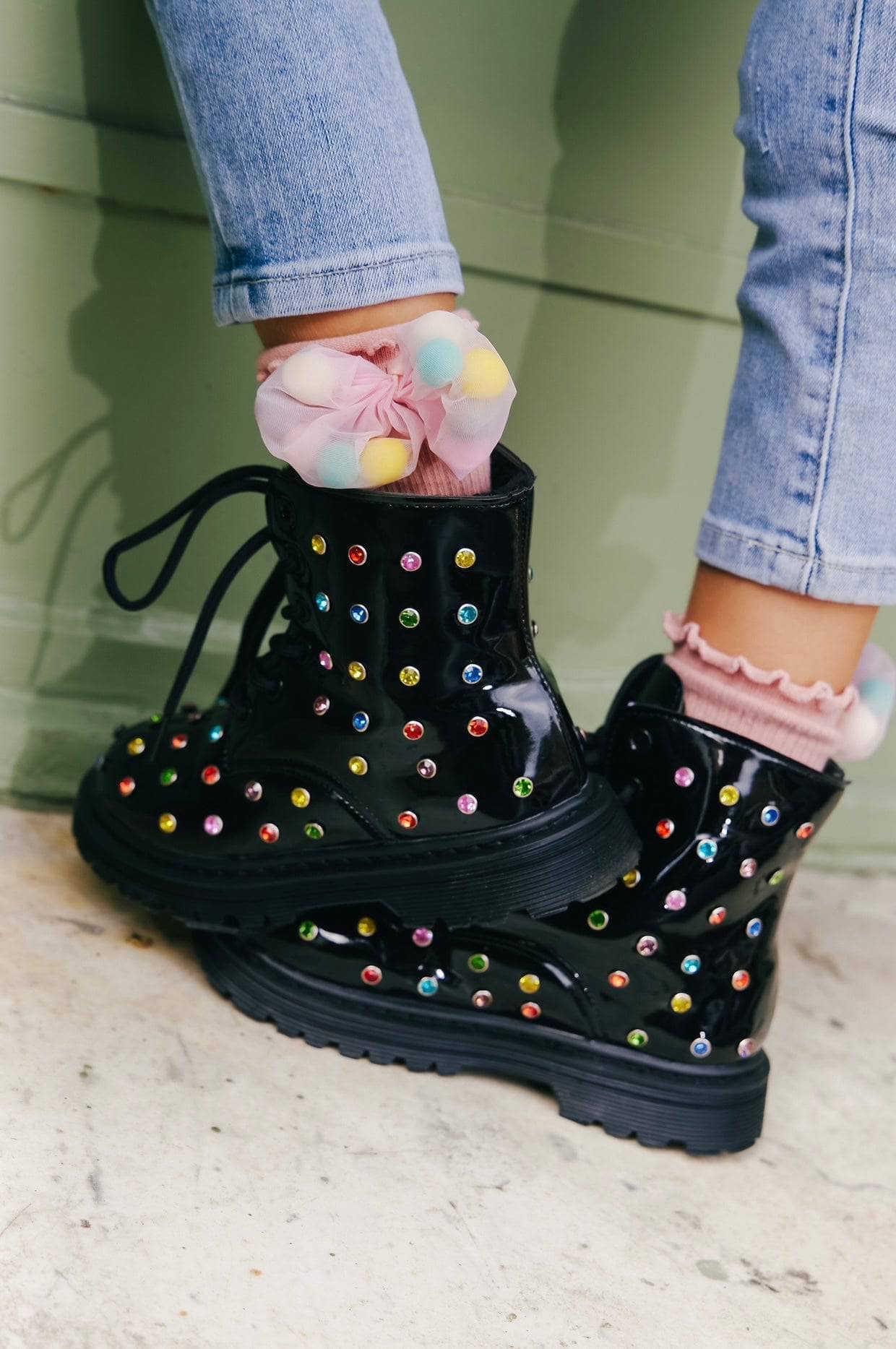 Rainbow Star Glitter Sneaker