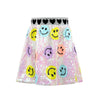 Lola + The Boys Rainbow Emoji Sequin Skirt
