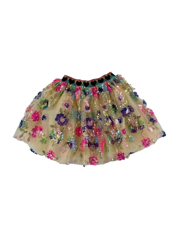 Lola + The Boys 6 Rainbow Flower Skirt