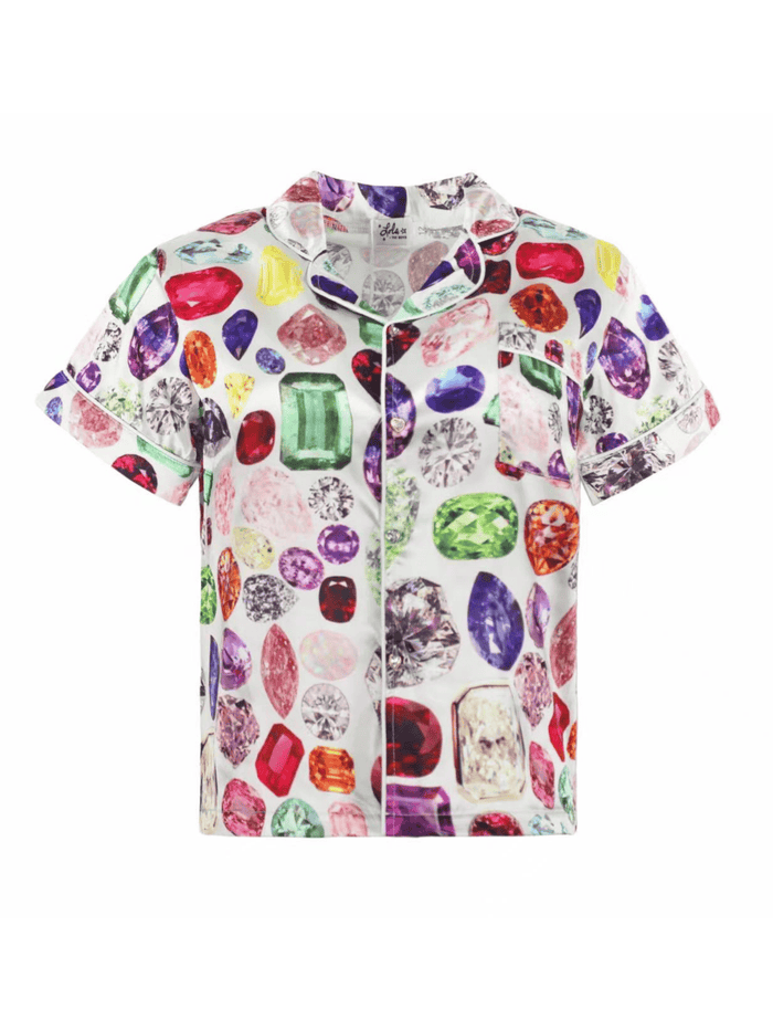 Lola + The Boys Rainbow Gem Silk Set