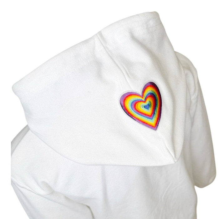 Lola + The Boys Rainbow Good Vibes Hoodie