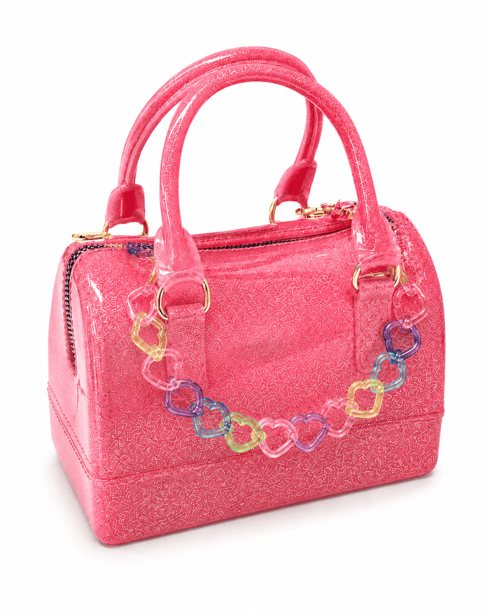 Lola + The Boys Rainbow Heart Jelly Purse