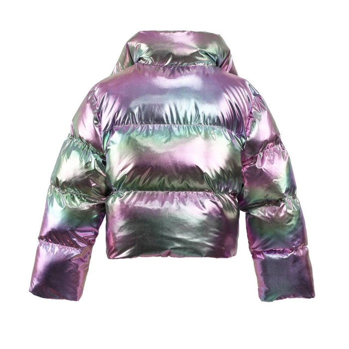 Lola + The Boys Rainbow Magic Hologram Puffer