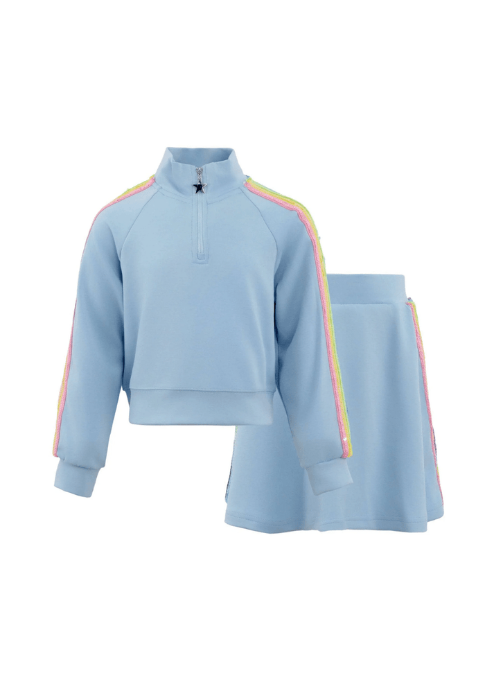 Lola + The Boys Rainbow Stripe Tennis Set