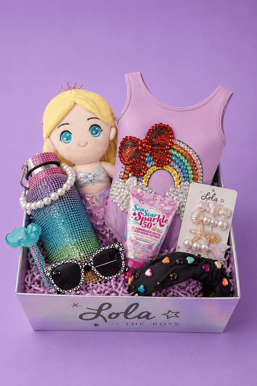 Lola + The Boys 2 Rainbow Swim Basket