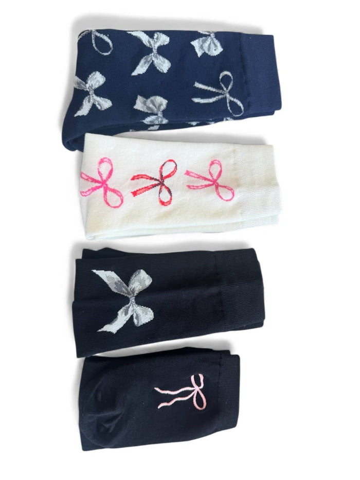 Lola + The Boys Ribbon Hearts Socks