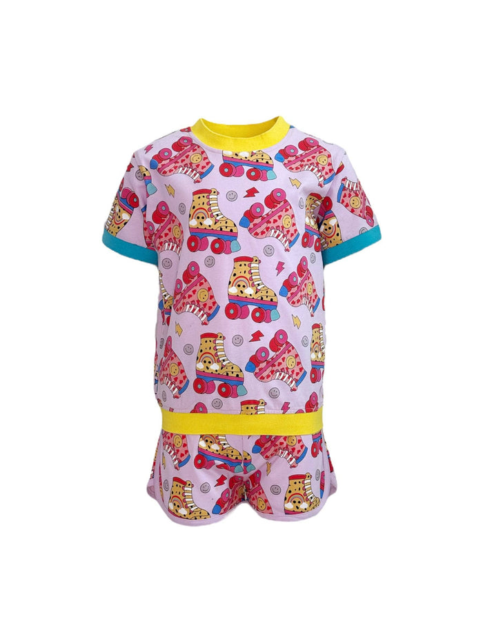 Lola + The Boys Roller Girl Short Set