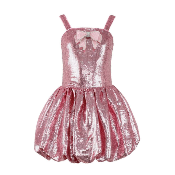 Lola + The Boys Rose Bow Bubble Dress