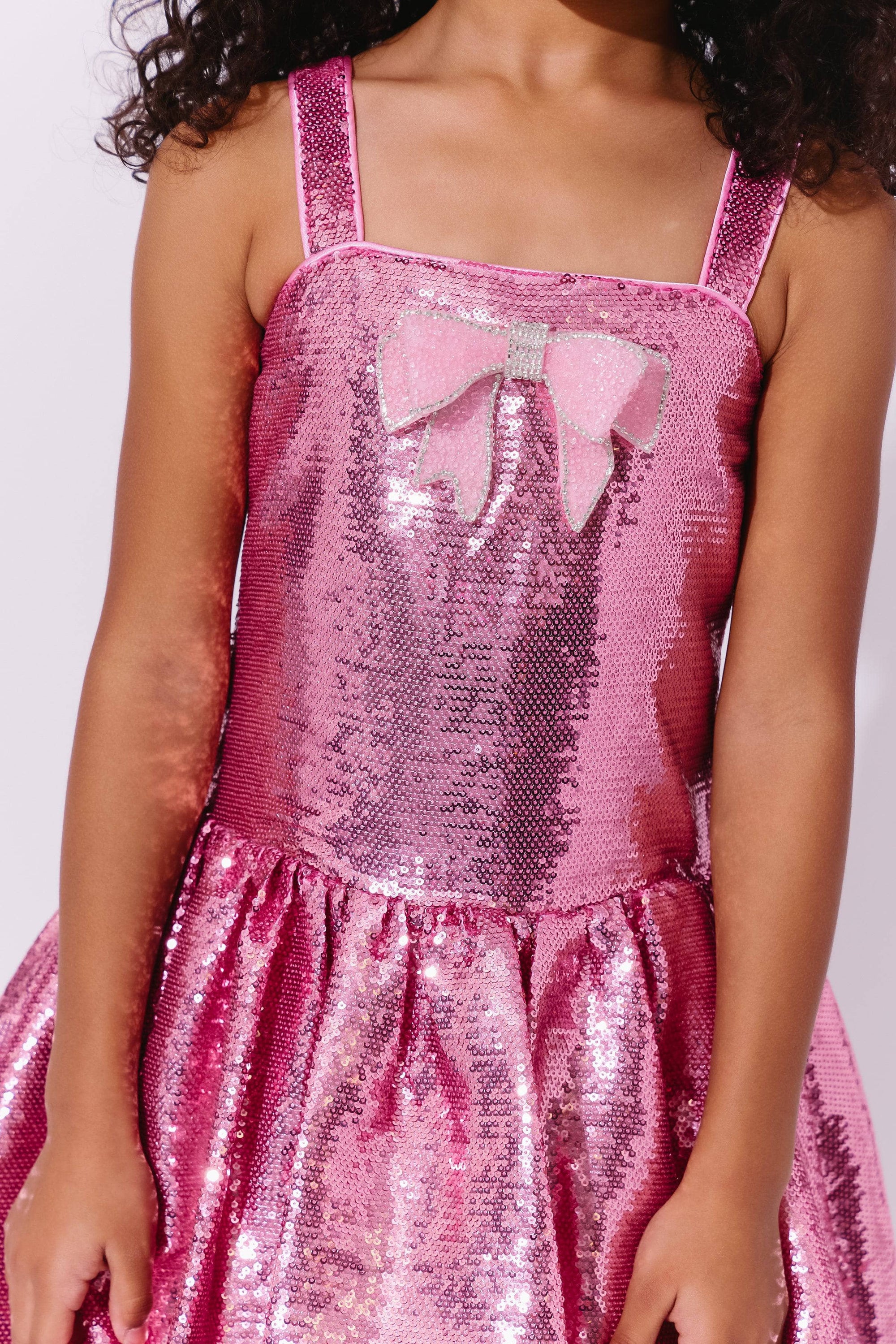 Lola + The Boys Rose Bow Bubble Dress