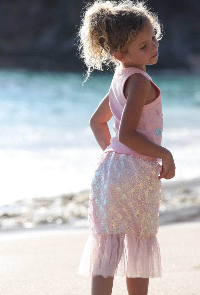 lola-new-arrival Rose Gold Mermaid Coverup