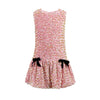 Lola + The Boys 6 Rose Gold Sequin Bow Dress