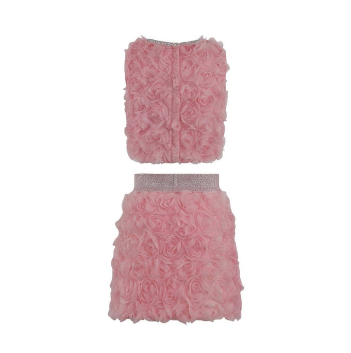 Lola + The Boys Rose Sparkle Bow Set