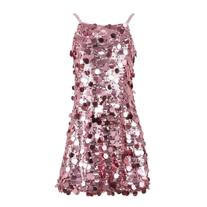 Lola + The Boys Rose Stardust Paillette Dress