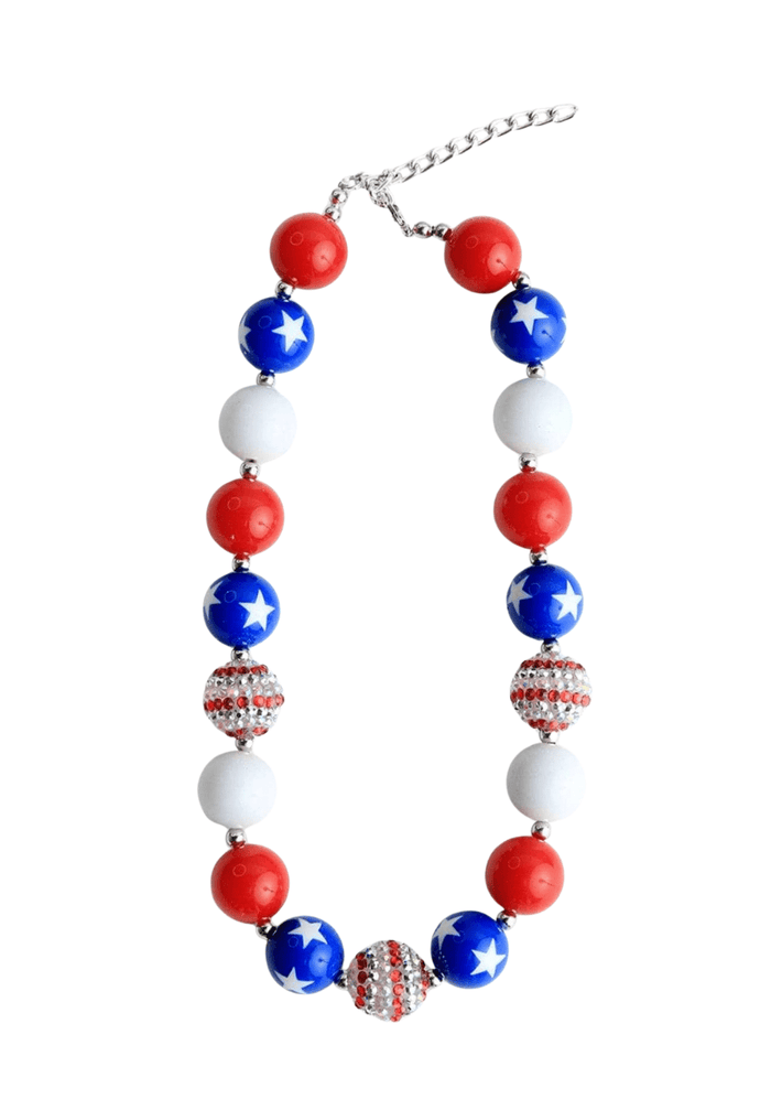 Lola + The Boys Rwb Beaded Necklace