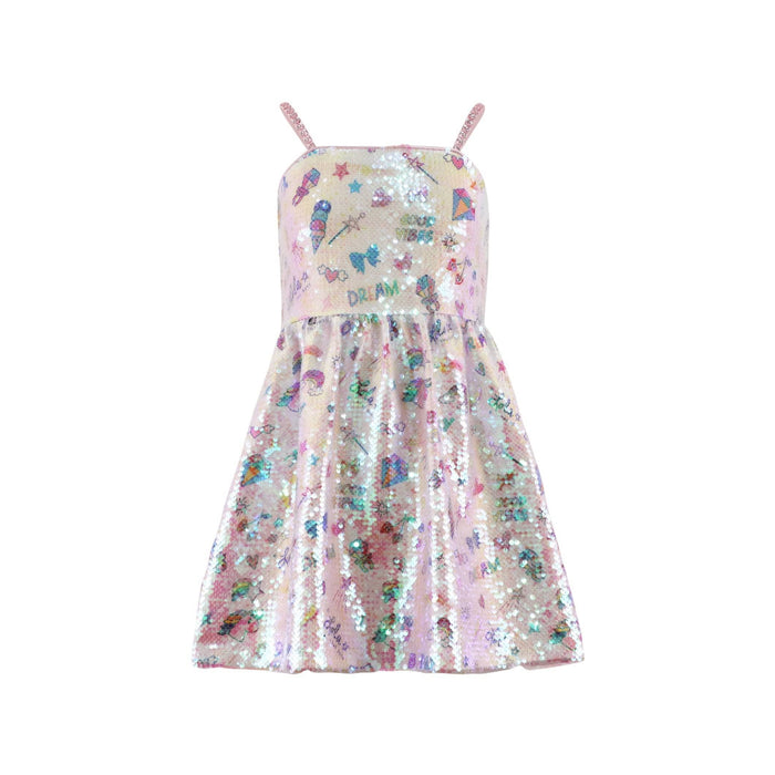 Lola + The Boys Sequin Birthday Party Dress
