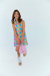 exclude-sale Sequin Checked Rainbow Tank Dress