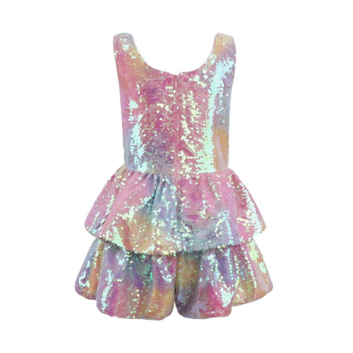 Lola + The Boys Sequin Ombre Romper
