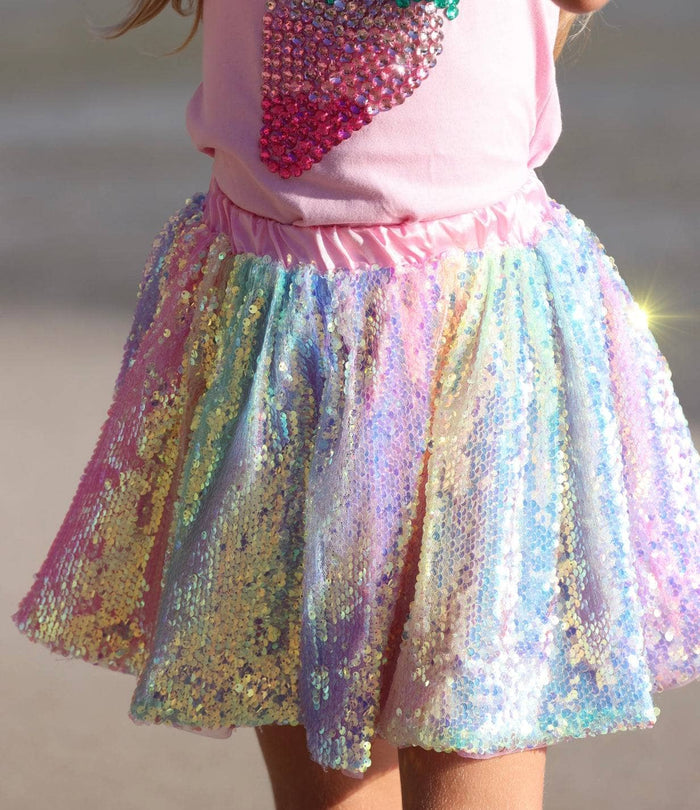 lola-new-arrival Sequin Ombre Skirt