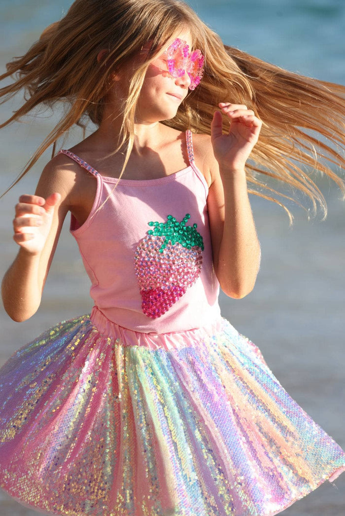 lola-new-arrival Sequin Ombre Skirt