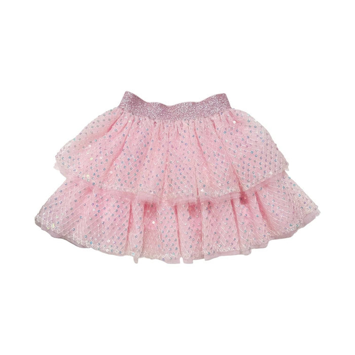 Lola + The Boys Sequin Party Tiered Skirt