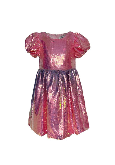 Lola + The Boys Sequin Pastel Ombré Dress