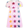 Lola + The Boys Sequin Rainbow Stars Dress