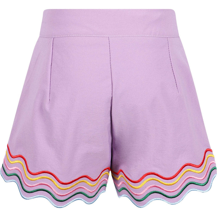 Lola + The Boys SET Rainbow Wave Short Purple