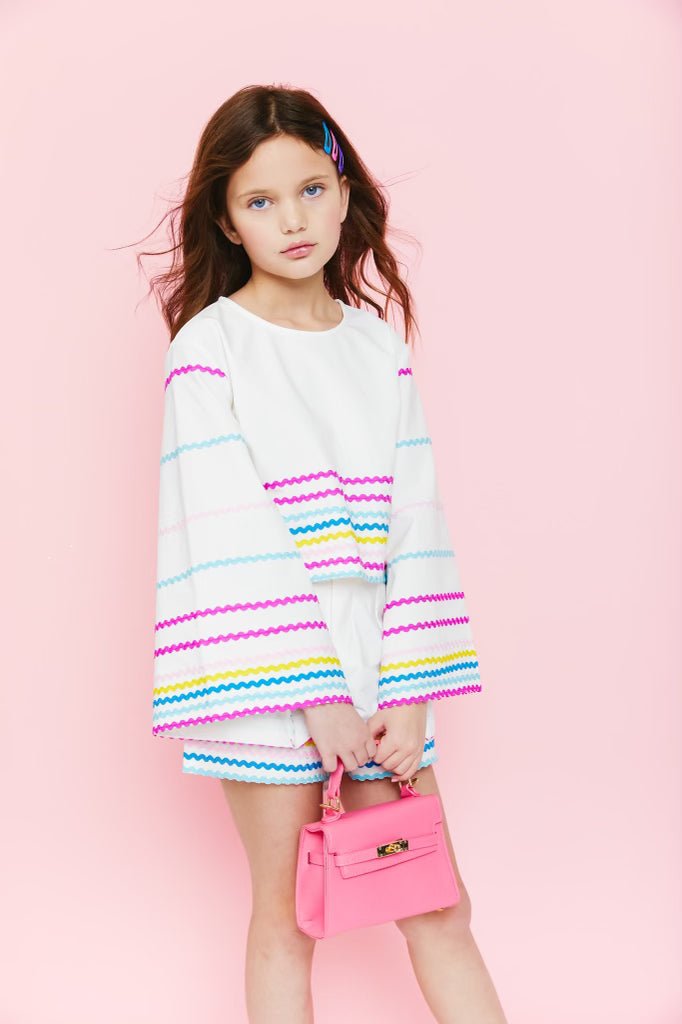 Lola & The Boys - Sherbet Rainbow Tulle Dress 8