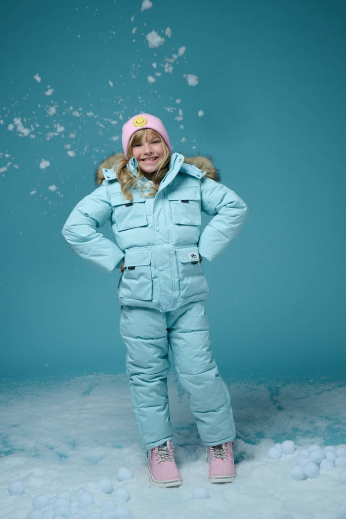 Lola + The Boys Sets Baby Blue Faux Fur Snow Set