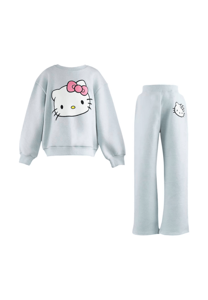 lola-hellokitty Sets Blue Super Soft Knit Hello Kitty® Set