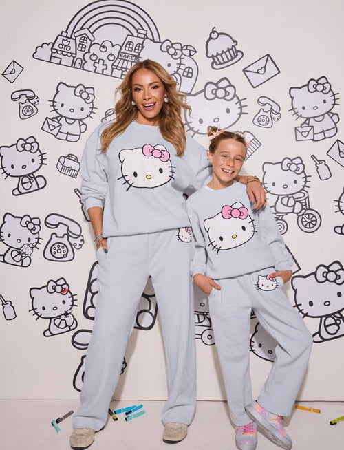 lola-hellokitty Sets Blue Super Soft Knit Hello Kitty® Set