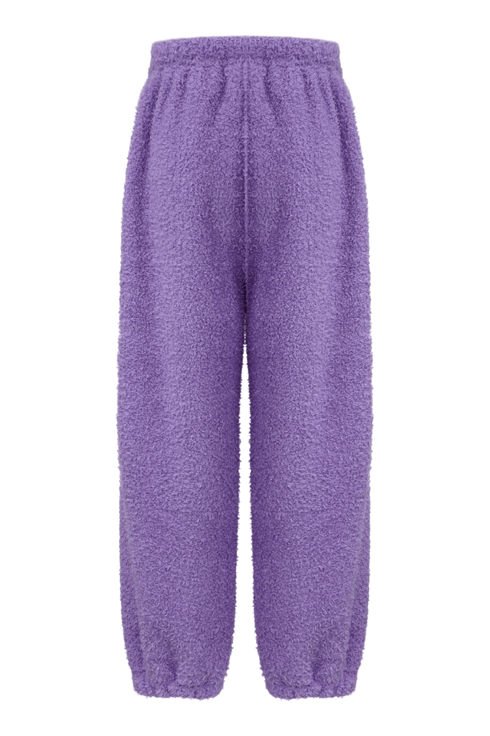 exclude-fall Sets Bright Smiley Fuzzy Set Lavender