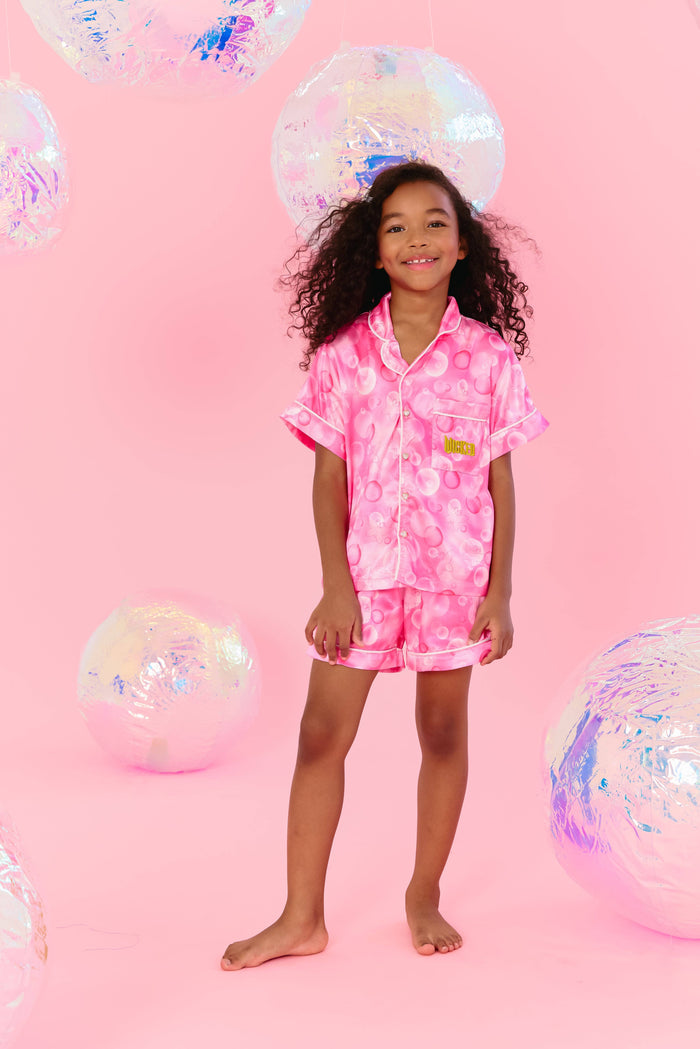 lola-wicked-collab Sets Bubble Magic Silk Short Set