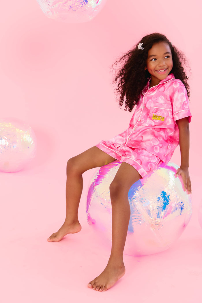 lola-wicked-collab Sets Bubble Magic Silk Short Set