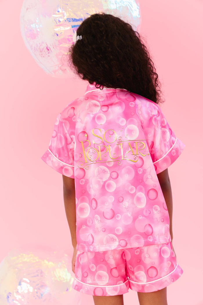 lola-wicked-collab Sets Bubble Magic Silk Short Set