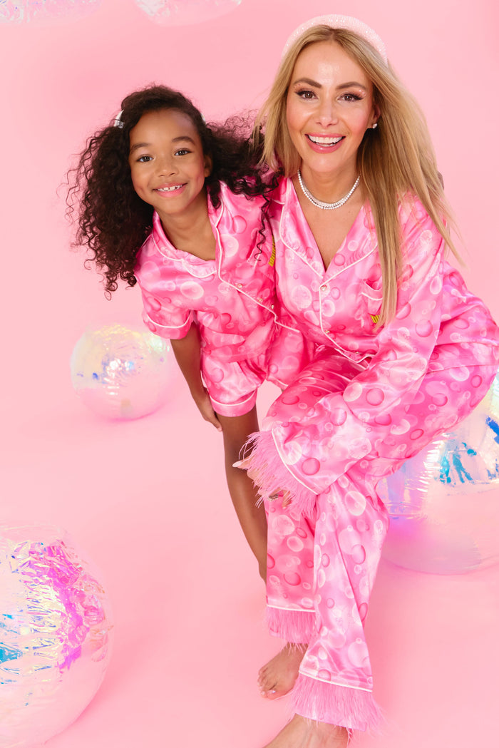 lola-wicked-collab Sets Bubble Magic Silk Short Set