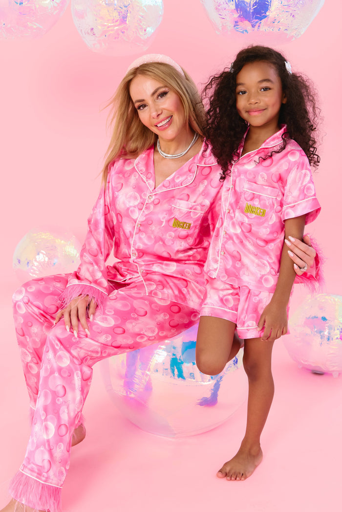 lola-wicked-collab Sets Bubble Magic Silk Short Set