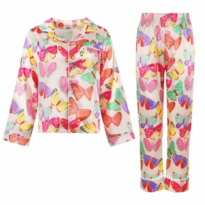 Lola + The Boys Sets Butterfly Dreams Silky Set