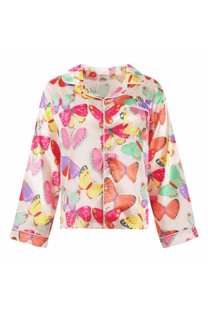 Lola + The Boys Sets Butterfly Dreams Silky Set