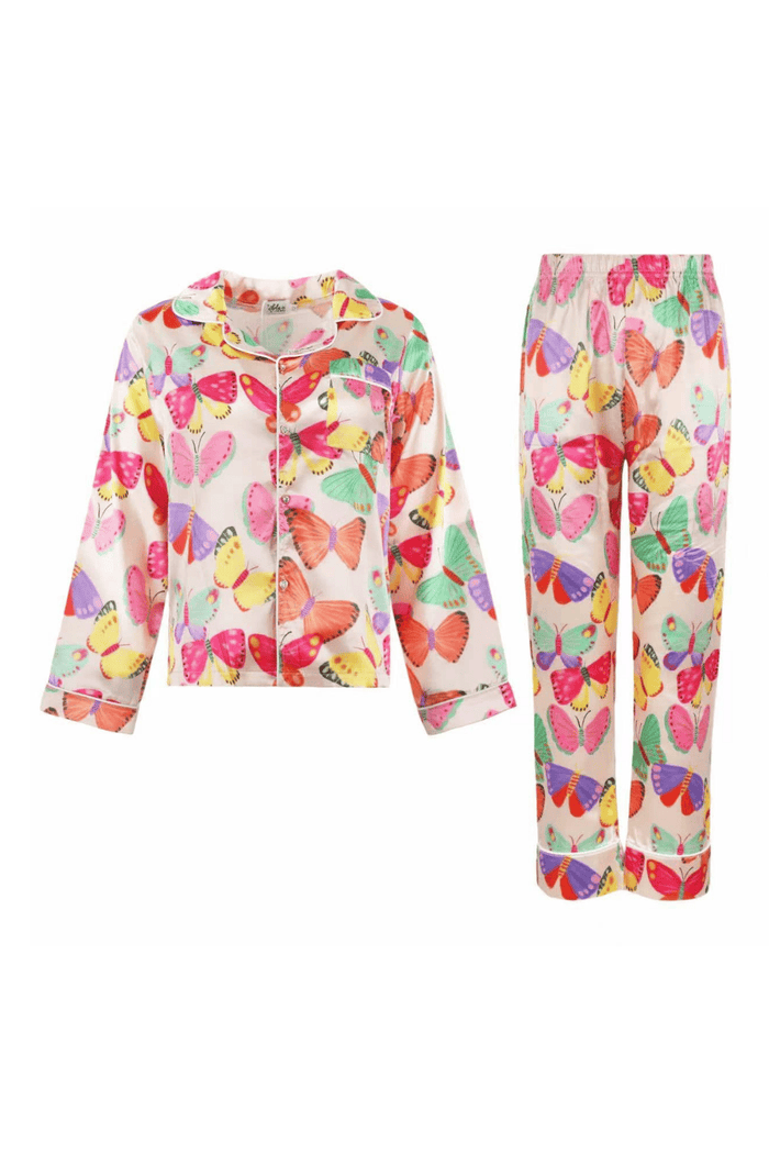 Lola + The Boys Sets Butterfly Dreams Silky Set