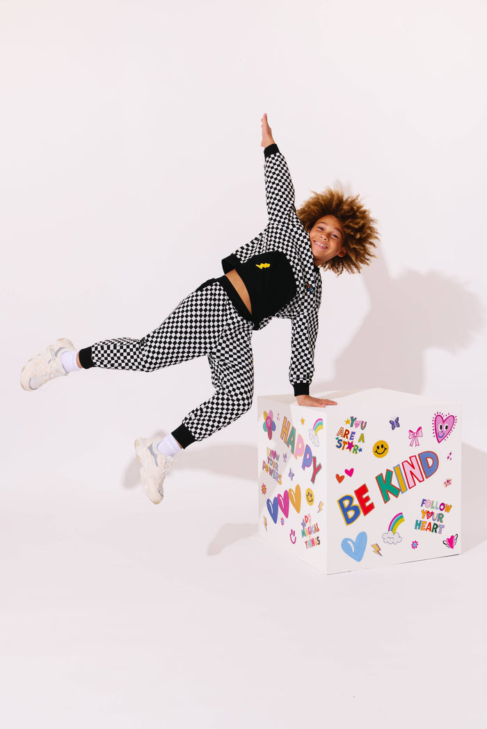 Lola + The Boys Sets Checker Astro Patch Set